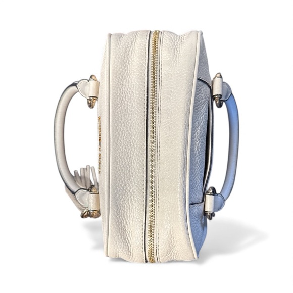 Michael Kors White Leathe Bag with Tassel - Picture 5 of 7